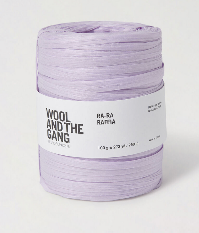 Wool and The Gang - RA-RA RAFFIA - Lilac Powder
