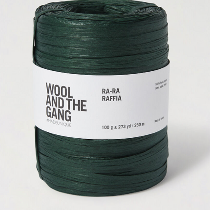 Wool and The Gang - RA-RA RAFFIA - Bottle Green