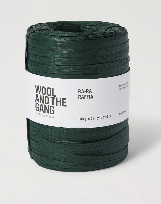 Wool and The Gang - RA-RA RAFFIA - Bottle Green