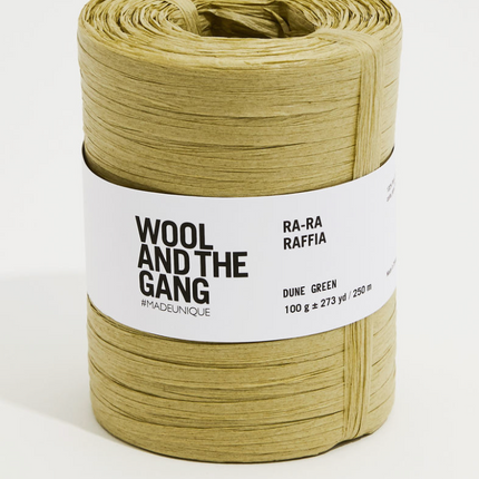Wool and The Gang - RA-RA RAFFIA - Dune Green