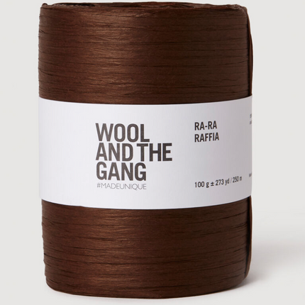 Wool and The Gang - RA-RA RAFFIA - Espresso Brown