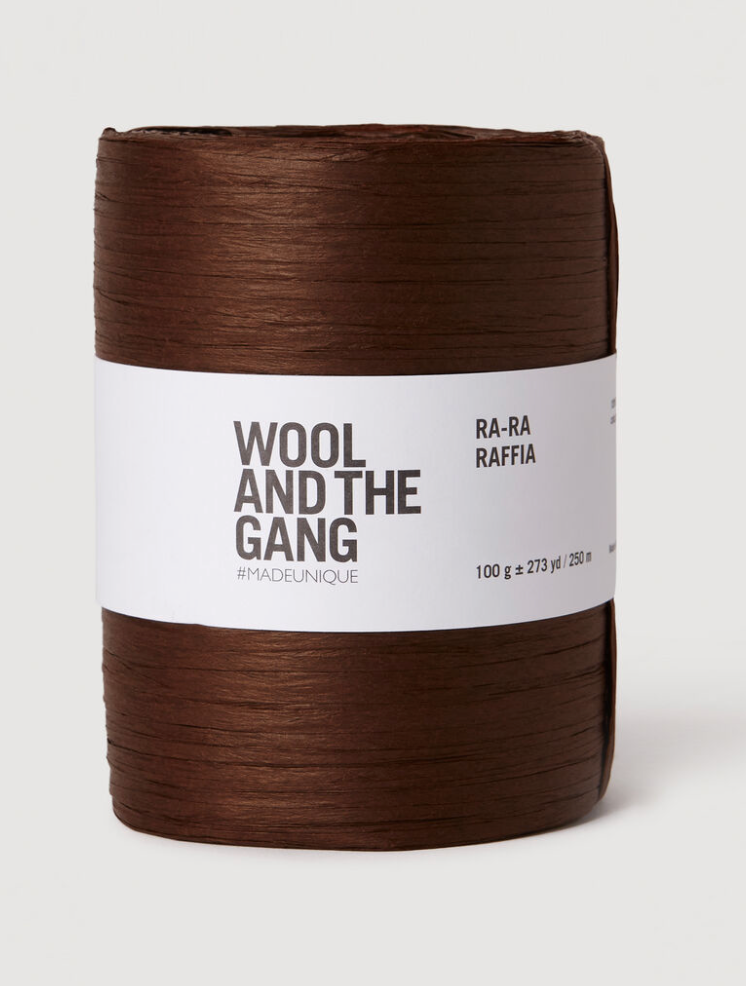 Wool and The Gang - RA-RA RAFFIA - Espresso Brown