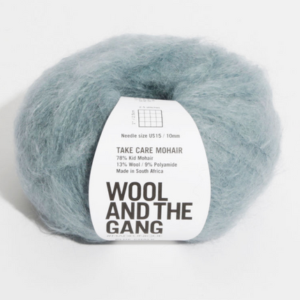 Wool and The Gang - Take Care Mohair - Blue Chalk