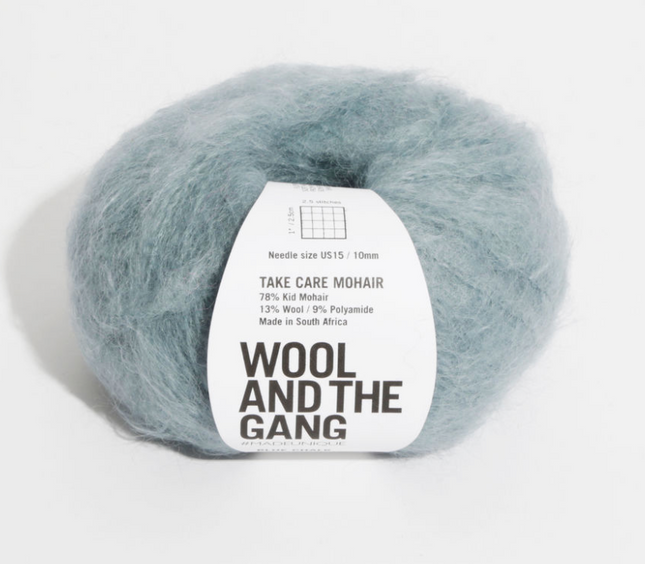 Wool and The Gang - Take Care Mohair - Blue Chalk
