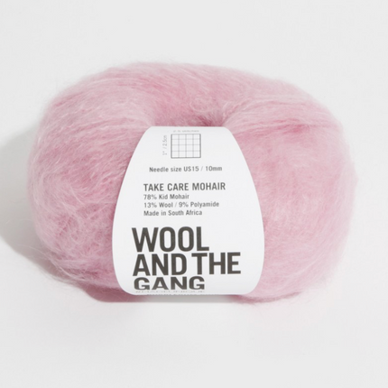 Wool and The Gang - Take Care Mohair - Bubblegum Pink
