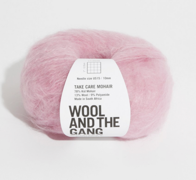 Wool and The Gang - Take Care Mohair - Bubblegum Pink
