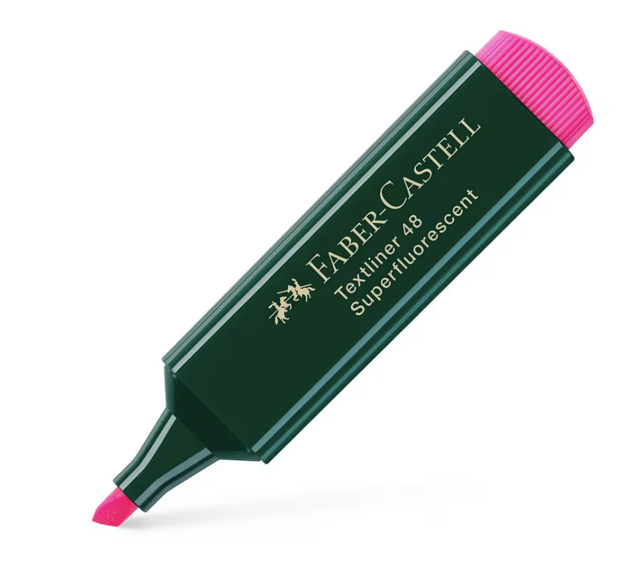 Faber-Castell - markeerstift - neon roze
