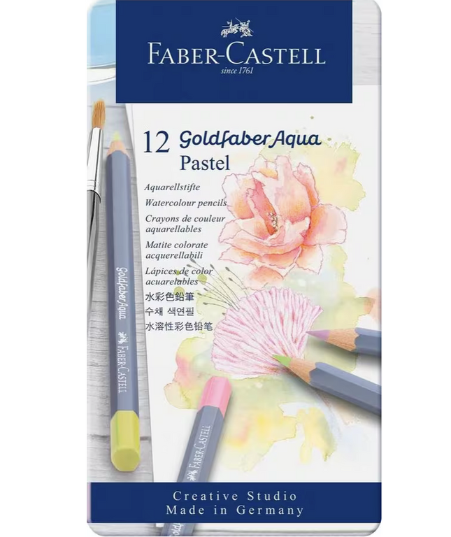 Faber-Castell - Aquarelpotlood Goldfaber - 12st. Pastel