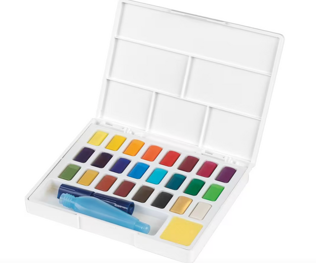 Faber-Castell - Waterverf in box met 24 kleuren