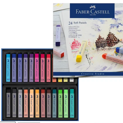 Faber-Castell - Pastelkrijt Creative Studio Softpastel 24 delig