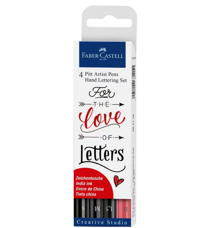 Faber-Castell - Pitt Artist Pens - Hand Lettering Set