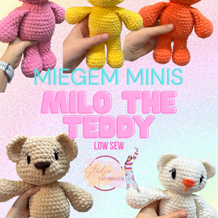 Milo The Teddy - Crochetpattern (EN)