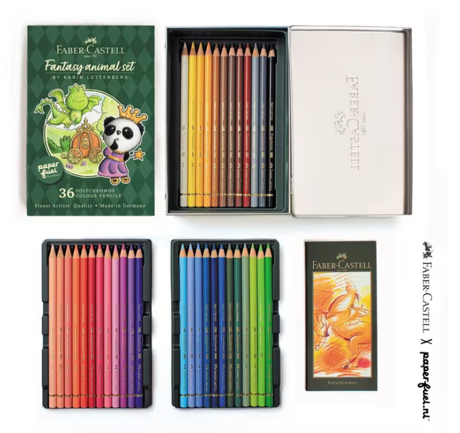 Faber-Castell Fantasy Animal set - 36 polychromos