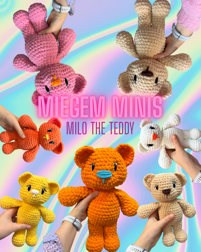 Milo The Teddy - Haakpatroon (NL)