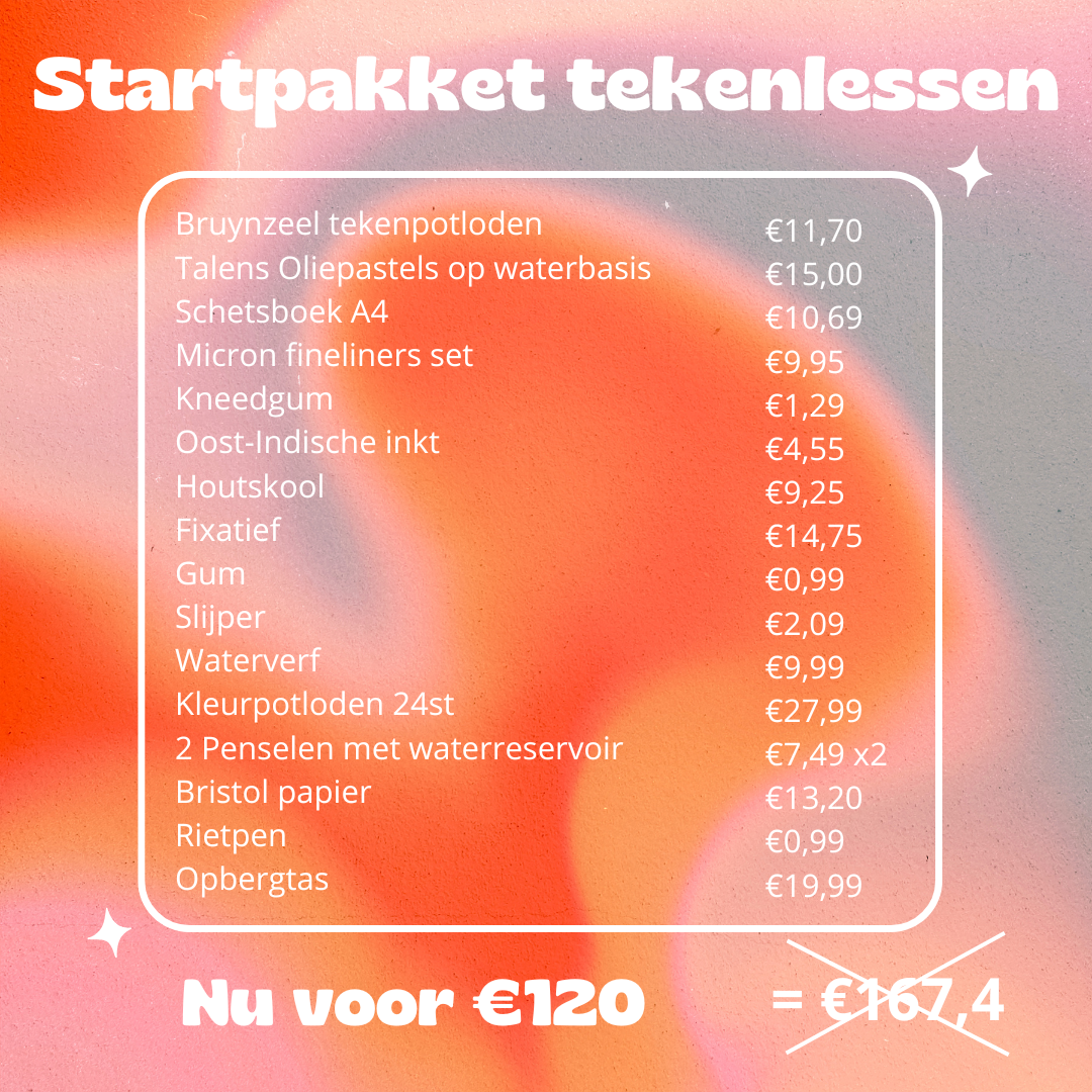 Tekenatelier op vrijdag (8-16j)