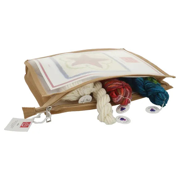 The Oxford Company - Punch needling kit ster rood 61x61cm