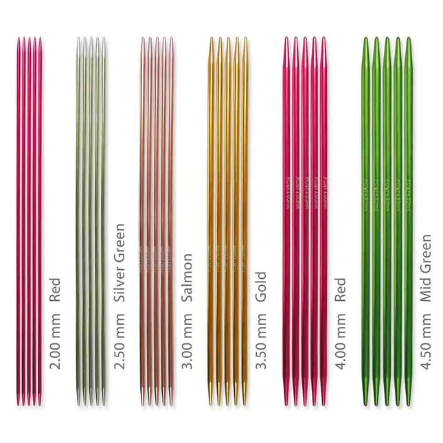 Pony Colour Sokkennaaldenset 20cm 2.50-4.50mm polka dot